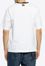 Dolce & Gabbana Printed Logo T-shirt White G8SH6T G7O5W-W0800