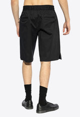 Dolce & Gabbana Logo Plaque Bermuda Shorts Black GP0Y4T FUFNV-N0000
