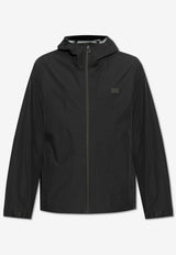 Dolce & Gabbana Logo Plaque Windbreaker Jacket Black G9BG0T HUMUU-N0000