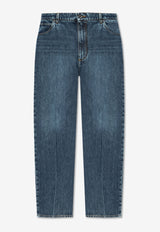 Dolce & Gabbana Straight-Leg Faded Jeans Navy GWVNXZ G8MU3-S9001