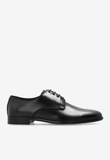 Dolce & Gabbana Leather Derby Shoes Black CN0105 A1203-80999