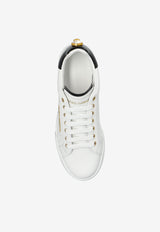 Dolce & Gabbana Portofino Calfskin Low-Top Sneakers White CK2329 AH506-89662