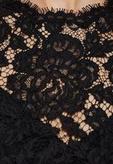 Dolce & Gabbana Lace Midi Dress Black F6M0DT HLM7L-N0000