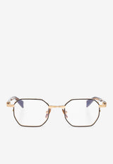 Balmain Saint Jean II Geometric Glasses Clear BPX-166B-48 0-0