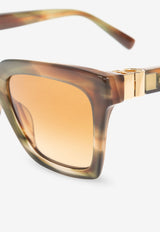 Dolce & Gabbana Butterfly Logo Sunglasses Brown 0DG4498 0-34462L
