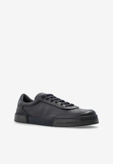 Dolce & Gabbana Portofino Leather Low-Top Sneakers Navy A20190 A6A88-89853