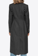 Dolce & Gabbana Double-Breasted Wool Coat Gray F0W2CT FU287-S8290