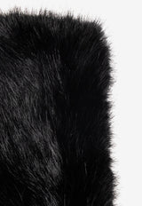 Dolce & Gabbana Faux Fur Hand Muff Black FP572A FUSZ9-N0000