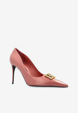 Dolce & Gabbana Lollo 90 Patent Leather Pumps Powder CD1914 A1037-80405