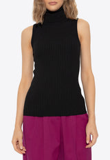 Dolce & Gabbana Turtleneck Knit Top Black FXW36T JCVXG-N0000
