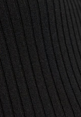 Dolce & Gabbana Turtleneck Knit Top Black FXW36T JCVXG-N0000
