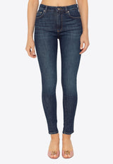 Dolce & Gabbana Logo Plaque Skinny Jeans Navy FTC67D G8MB9-S9001