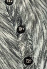 Dolce & Gabbana Fur Print Cardigan Gray FXV07T JAHLA-HI3VQ