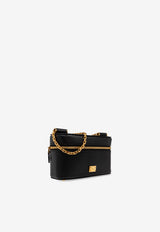Dolce & Gabbana Sicily Leather Crossbody Bag Black BB7800 B7321-80999