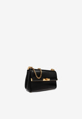 Dolce & Gabbana Marlene Grained Leather Crossbody Bag Black BB7766 A3G19-80999