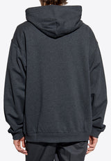 Dolce & Gabbana Logo Crest Hooded Sweatshirt Gray G9BKTT G7O3W-S8292