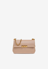 Dolce & Gabbana Marlene Grained Leather Crossbody Bag Pink BB7766 A3G19-80095