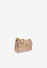 Dolce & Gabbana Marlene Grained Leather Crossbody Bag Pink BB7766 A3G19-80095