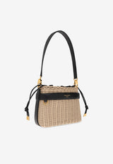 Dolce & Gabbana Carla Woven Shoulder Bag Beige BB7740 A6M10-89651