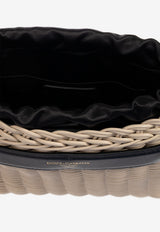 Dolce & Gabbana Carla Woven Shoulder Bag Beige BB7740 A6M10-89651