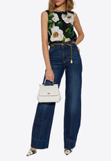 Dolce & Gabbana Logo Plaque Flared Jeans Navy FTC79D G8LY9-S9001