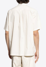 Dolce & Gabbana Logo Plaque Short-Sleeved Shirt White G5MR3T FUEFJ-W0802
