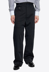 Dolce & Gabbana Logo Plaque Chino Pants Black GP0RST FUFL3-N0000