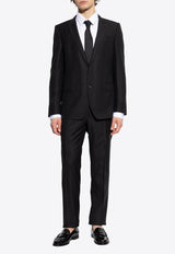 Dolce & Gabbana Single-Breasted Wool-Blend Suit Black GK0RMT GG059-N0000