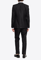 Dolce & Gabbana Single-Breasted Wool-Blend Suit Black GK0RMT GG059-N0000