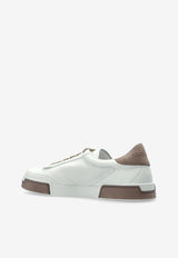 Dolce & Gabbana Portofino Leather Low-Top Sneakers White A20190 A6678-8S375