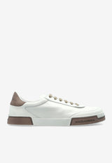 Dolce & Gabbana Portofino Leather Low-Top Sneakers White A20190 A6678-8S375