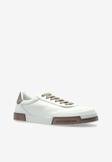 Dolce & Gabbana Portofino Leather Low-Top Sneakers White A20190 A6678-8S375