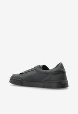 Dolce & Gabbana Portofino Leather Low-Top Sneakers Gray A20190 A6A88-8B836