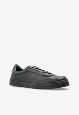 Dolce & Gabbana Portofino Leather Low-Top Sneakers Gray A20190 A6A88-8B836