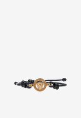 Versace Medusa '95 Leather Bracelet Black 1019668 1A00637-1B00V