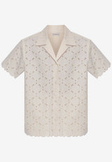 Moncler Broderie Anglaise Shirt Cream K10932F00012 598IP-034