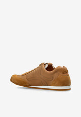 Loewe Ballet Runner 2.0 Sneakers in Soft Calfskin Brown LLBR282X03 0-CINNAMON
