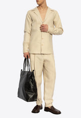 Dolce & Gabbana Classic Linen Shirt Beige G5MX5T FU4MC-M0722