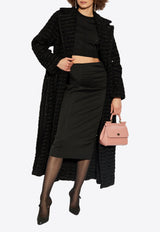 Dolce & Gabbana Knitted Cropped Top Black FXT51T JAIRM-N0000