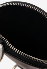 Dolce & Gabbana Adamo Leather Coin Purse with Strap Black BP3344 A6E48-80999