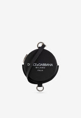Dolce & Gabbana Adamo Leather Coin Purse with Strap Black BP3344 A6E48-80999