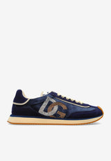 Dolce & Gabbana DG Cushion Velvet Sneakers Navy CK2288 A6N32-8S415