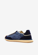 Dolce & Gabbana DG Cushion Velvet Sneakers Navy CK2288 A6N32-8S415