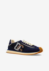 Dolce & Gabbana DG Cushion Velvet Sneakers Navy CK2288 A6N32-8S415