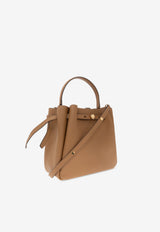 Tory Burch Small Romy Leather Bucket Bag Brown 166982 0-227