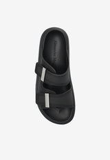 McQueen Hybrid Logo Sandals Black 658063 W4Z51-1081