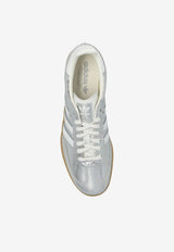 Adidas Originals Samba OW Cracked Metallic Low-Top Sneakers Silver JR0035 F-SILVMT FTWWHT CWHITE