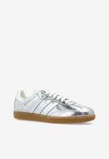 Adidas Originals Samba OW Cracked Metallic Low-Top Sneakers Silver JR0035 F-SILVMT FTWWHT CWHITE