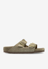 Birkenstock Arizona Suede Sandals Taupe 1018443 0-ALLOVER TAUPE