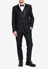 Dolce & Gabbana Single-Breasted Wool Suit with Vest Black GK2WMT GG829-N0000